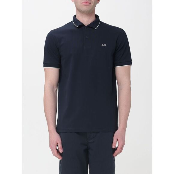 Sun68 Polo Shirt Men Navy